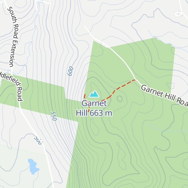 Map of Garnet Hill