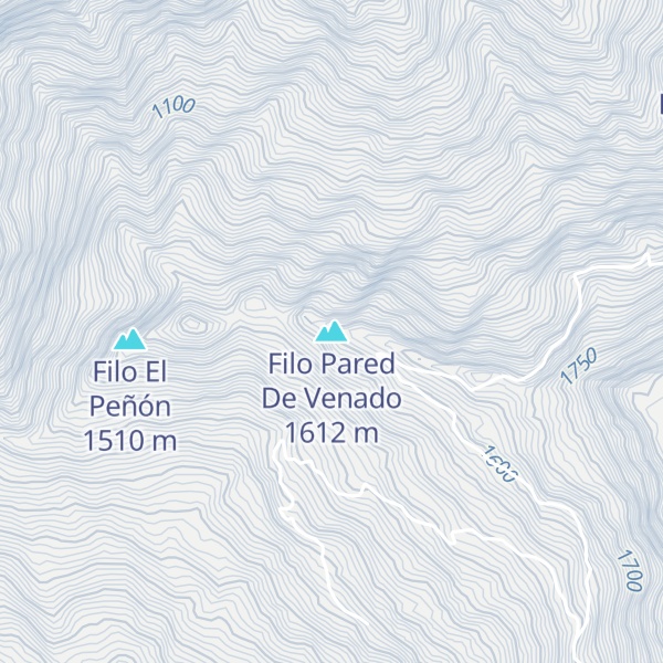 Map of Filo Pared De Venado