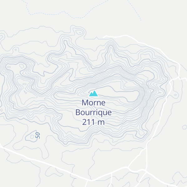 Map of Morne Bourrique