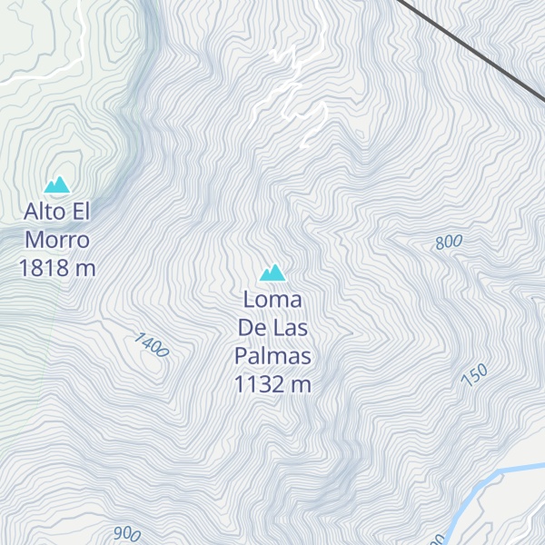 Map of Loma De Las Palmas