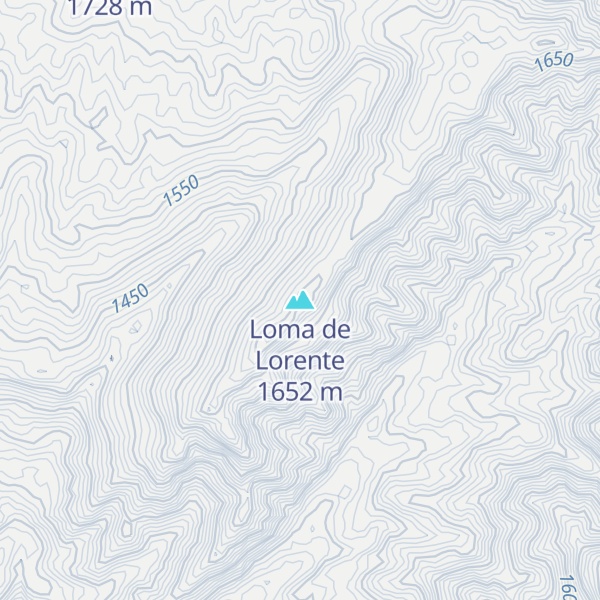 Map of Loma de Lorente