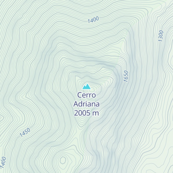 Map of Cerro Adriana