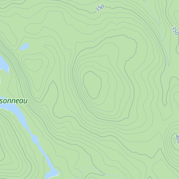 Map of Montagne du Lac à Black