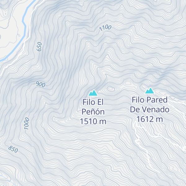 Map of Filo El Peñón