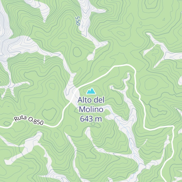 Map of Alto del Molino