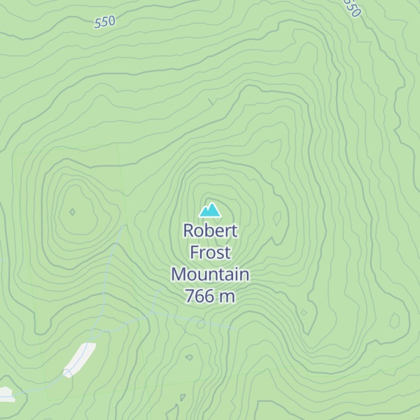 Map of Robert Frost Mountain
