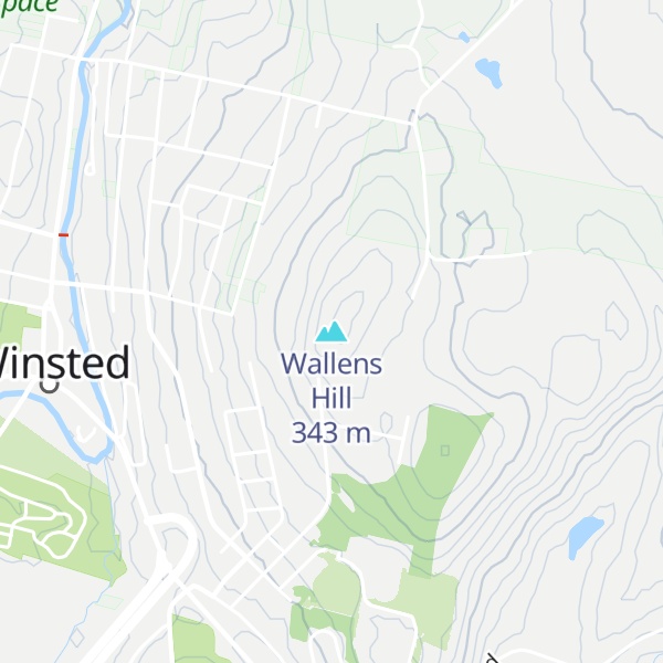 Map of Wallens Hill