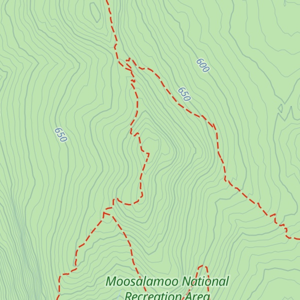 Map of Mount Moosalamoo