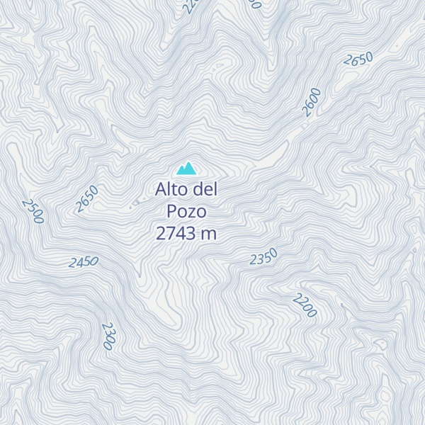 Map of Cerro El Venado