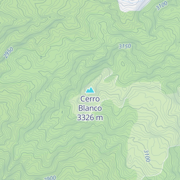 Map of Cerro Blanco