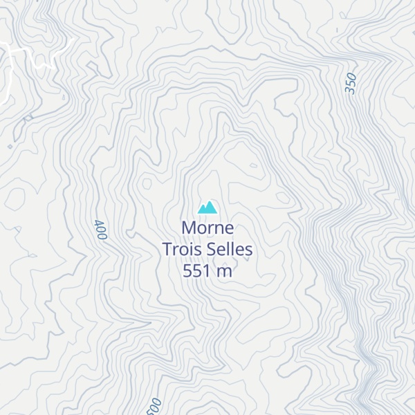 Map of Morne Trois Selles