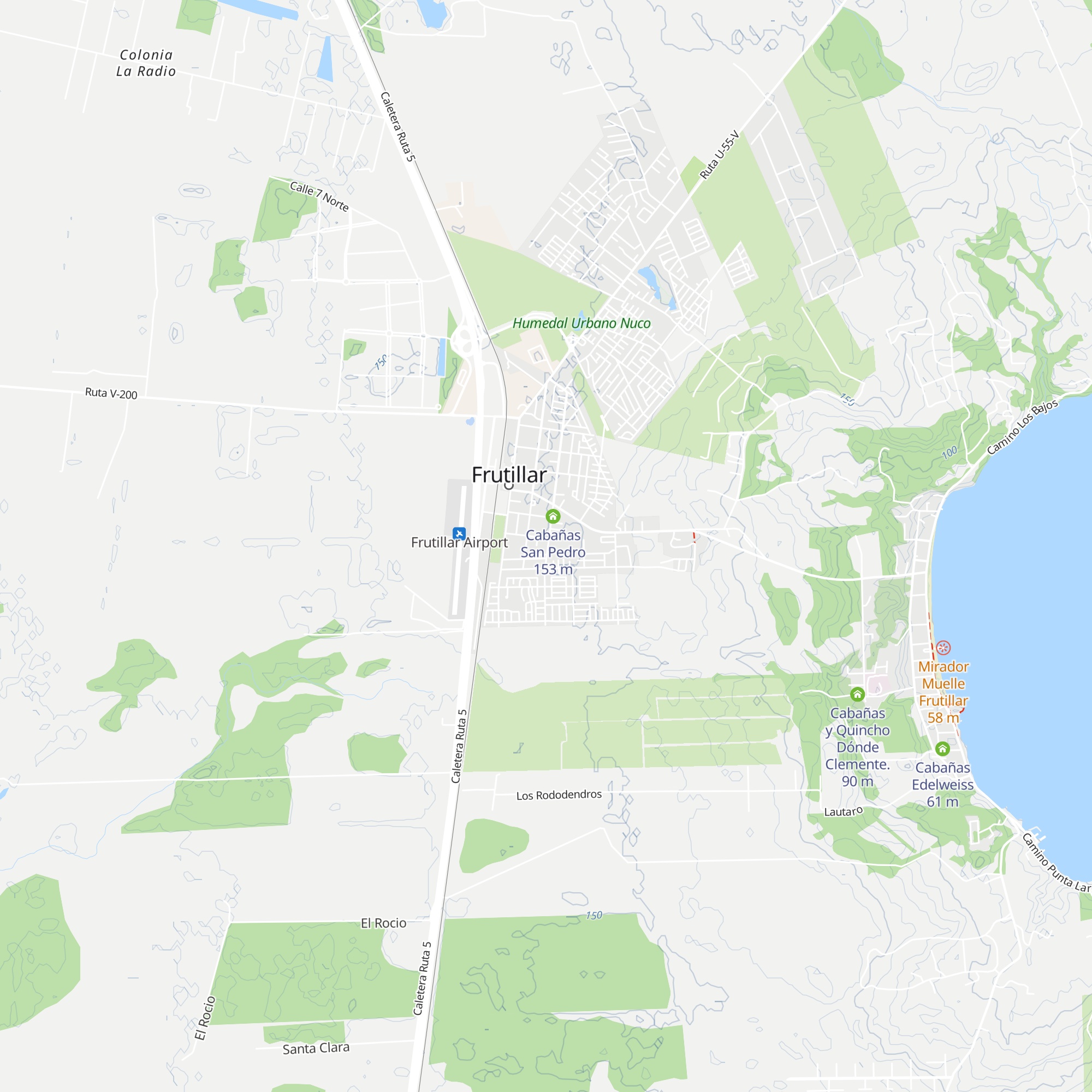 Cabañas LILEM map