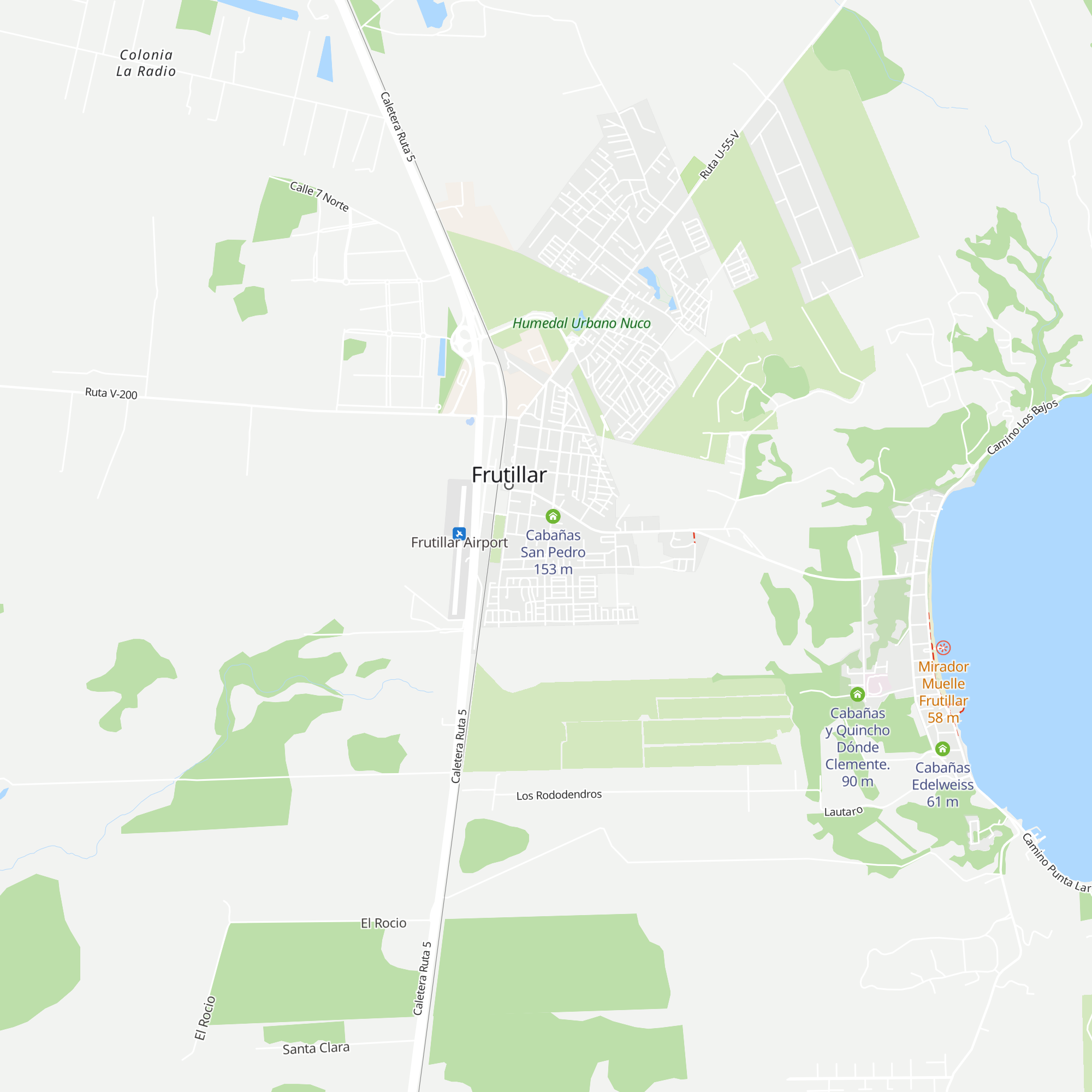 Cabañas LILEM map