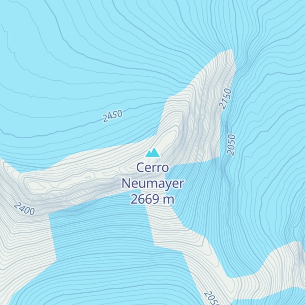 Map of Cerro Neumayer