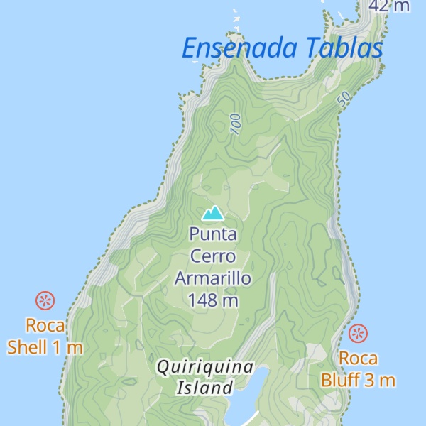 Map of Punta Cerro Armarillo