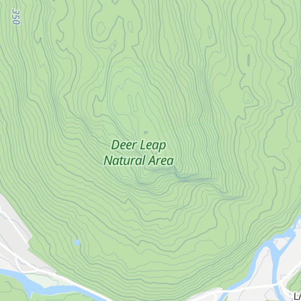 Map of Deer Leap Mountain
