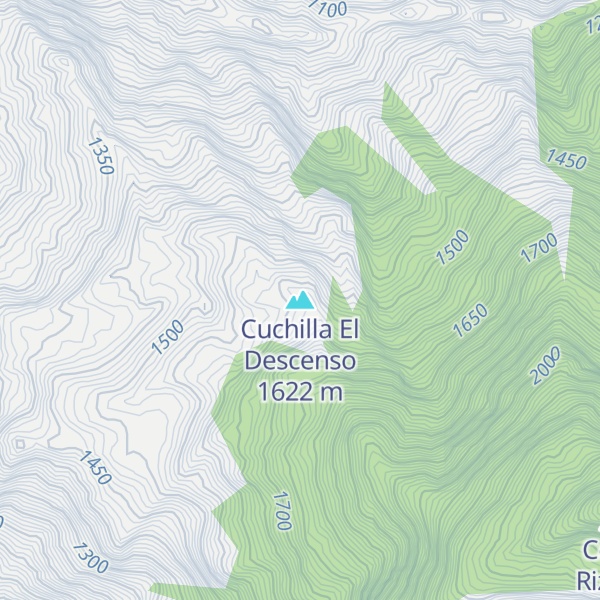 Map of Cuchilla El Descenso