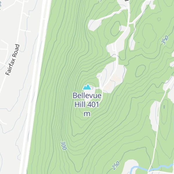 Map of Bellevue Hill