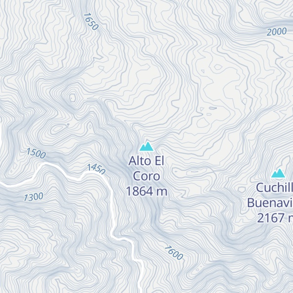 Map of Alto El Coro