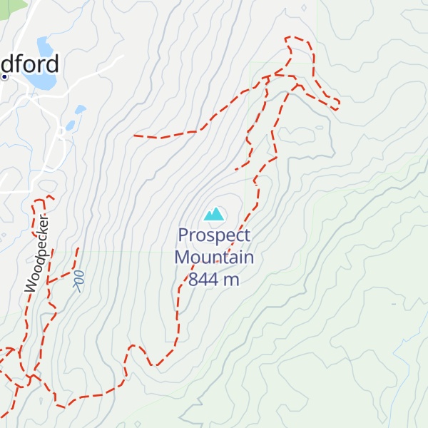 Map of Prospect Mountain