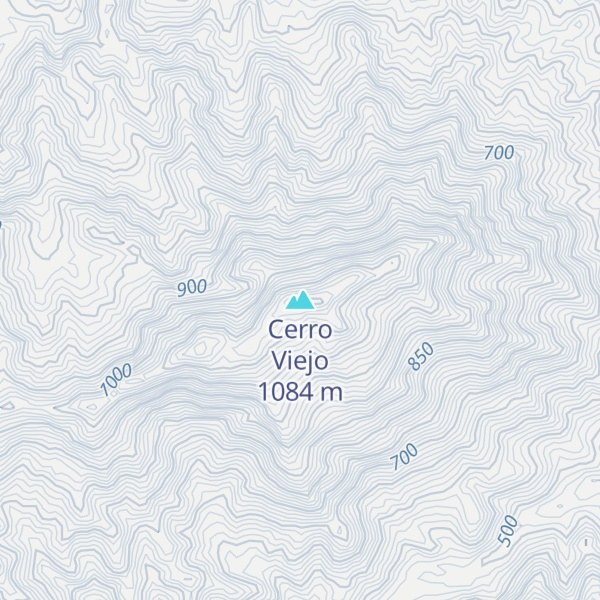 Map of Cerro Viejo