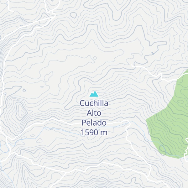 Map of Cuchilla Alto Pelado
