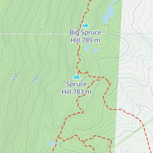 Map of Spruce Hill
