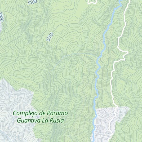 Map of Cerro La Aguada