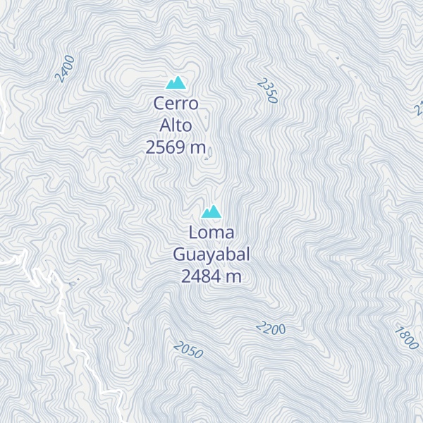 Map of Loma Guayabal