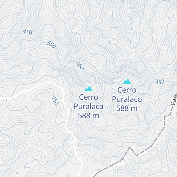 Map of Cerro Puralaca