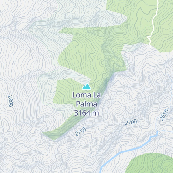 Map of Loma La Palma