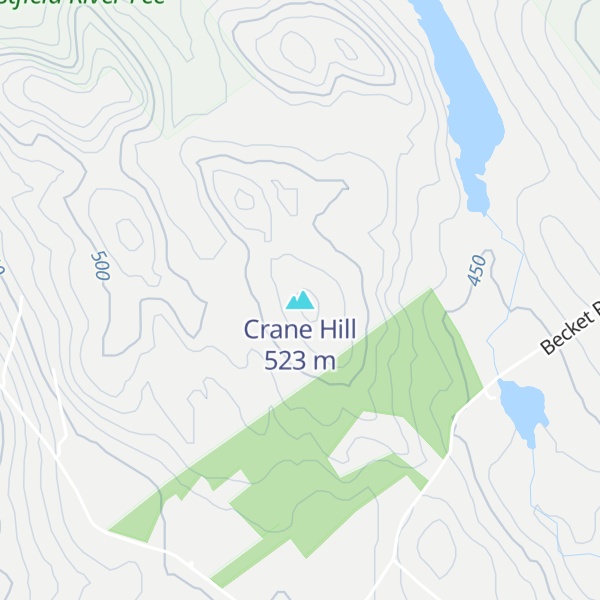 Map of Crane Hill