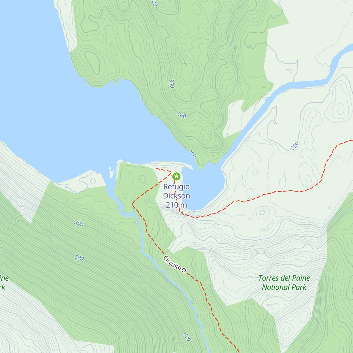 Refugio Dickson map