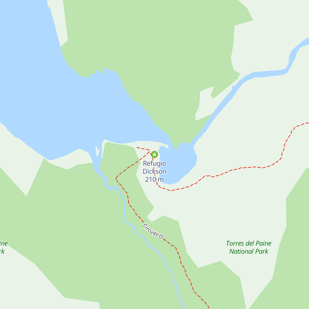 Refugio Dickson map