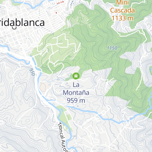 Map of La Montaña