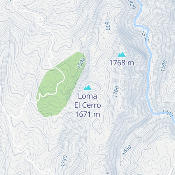 Map of Loma El Cerro