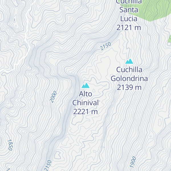 Map of Alto Chinival