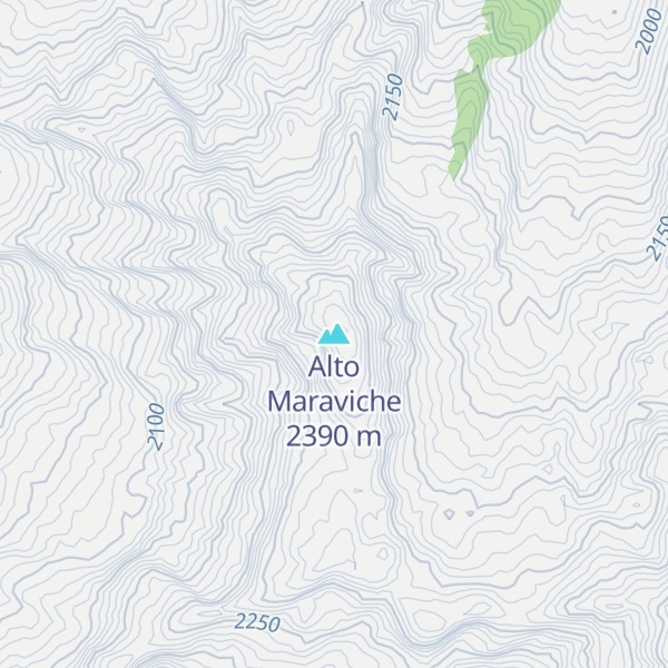 Map of Alto Maraviche