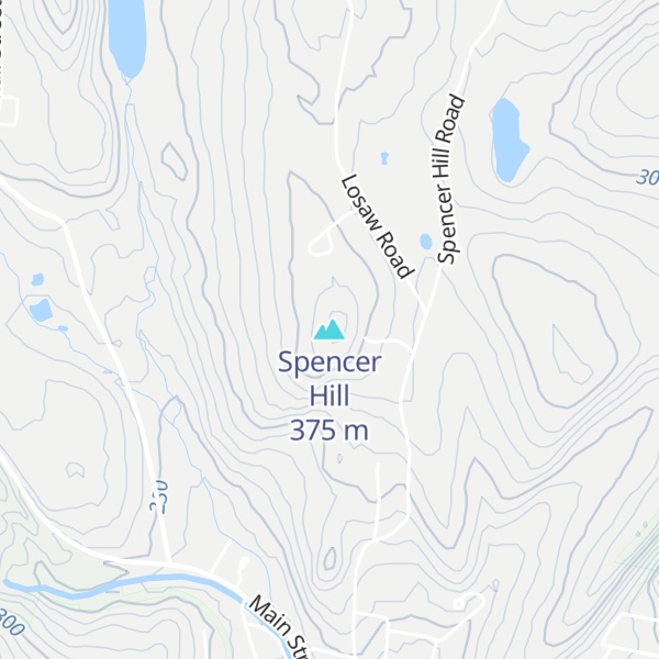 Map of Spencer Hill