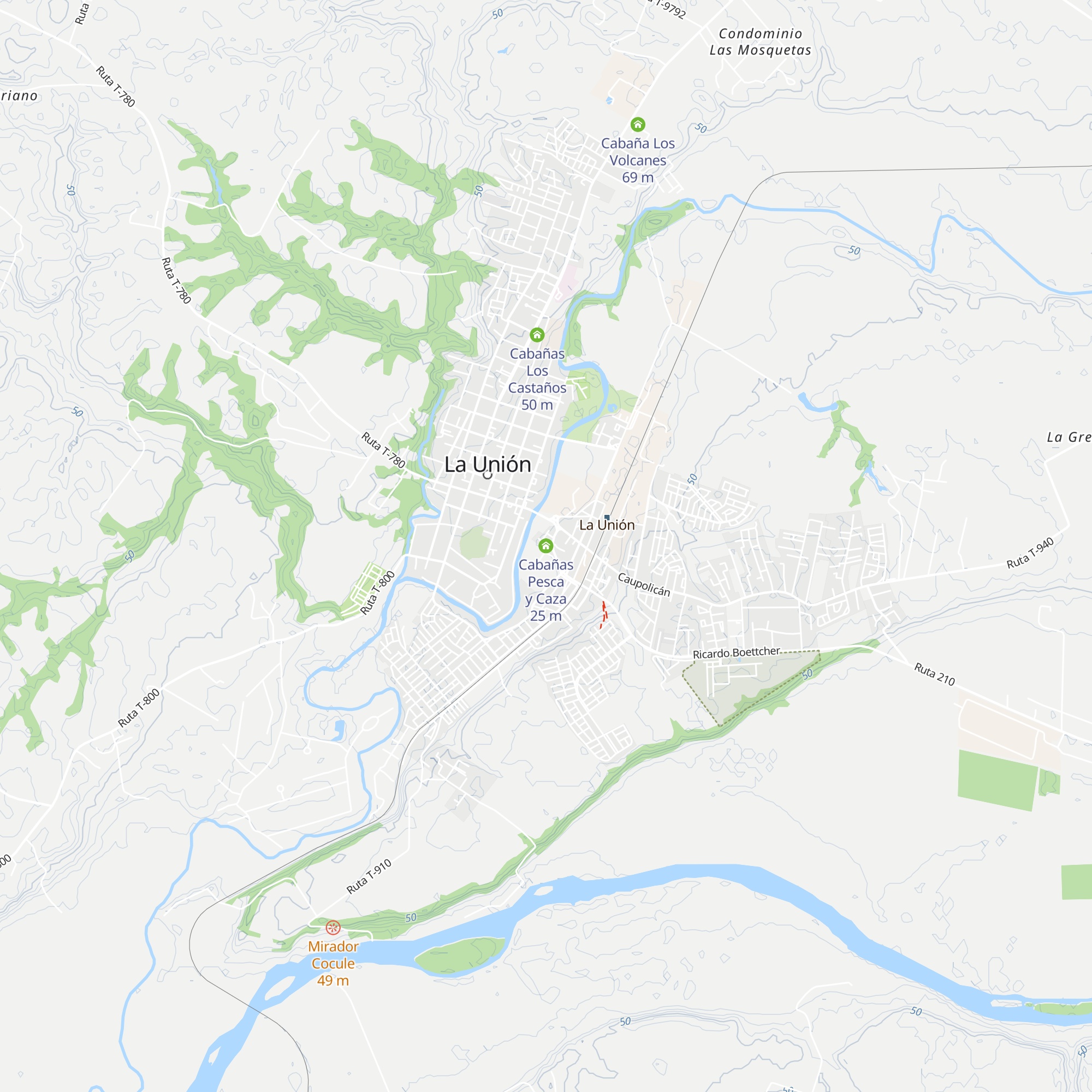 Cabañas Pesca y Caza map