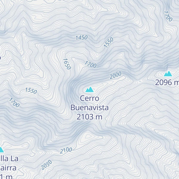 Map of Cerro Buenavista