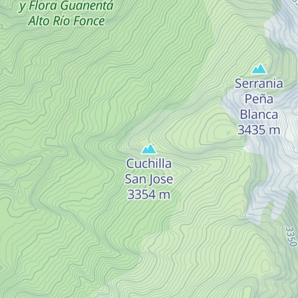 Map of Cuchilla San Jose