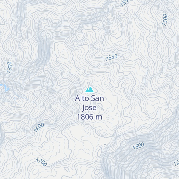 Map of Alto San Jose