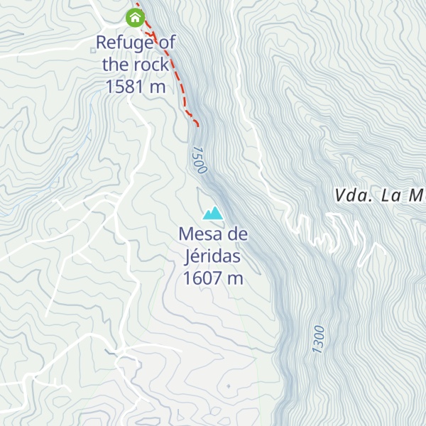 Map of Mesa de Jéridas