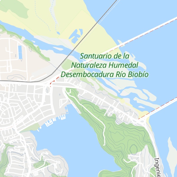 Map of Cabañas Vista Río