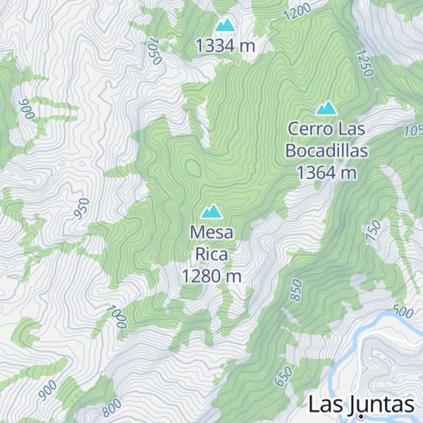 Map of Mesa Rica
