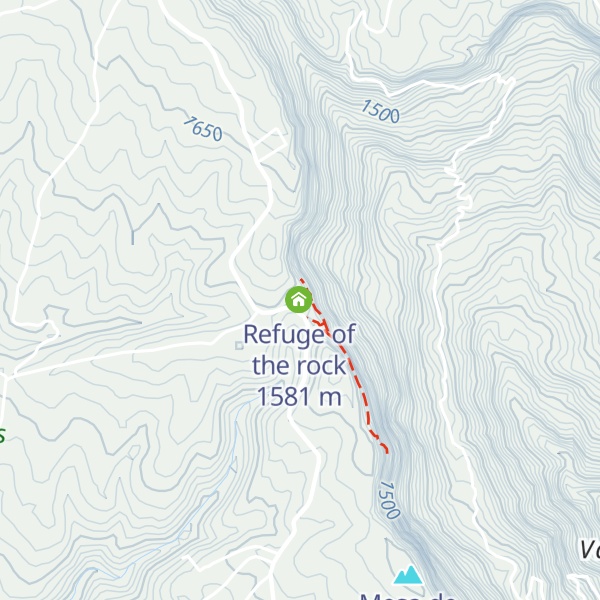 Map of Refugio La Roca