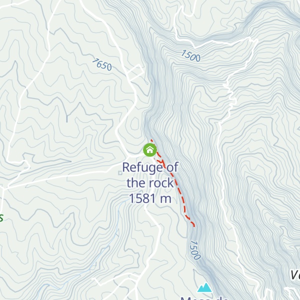 Map of Refuge of the rock