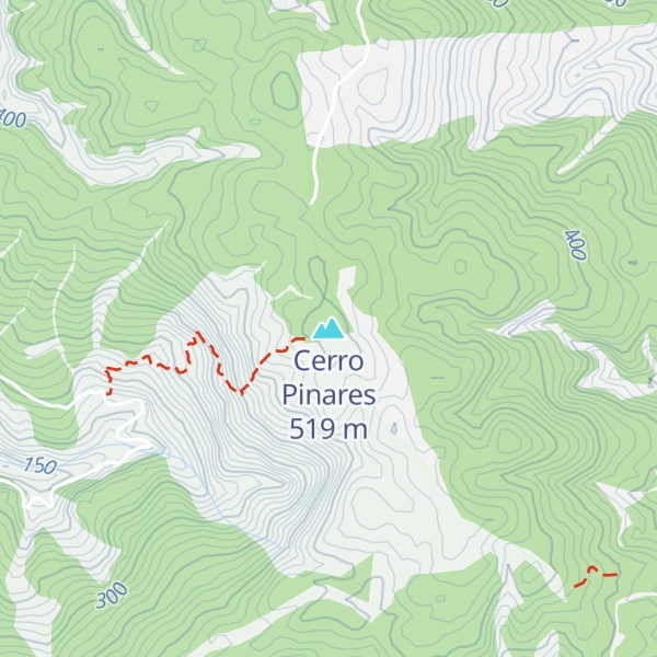 Map of Cerro Pinares