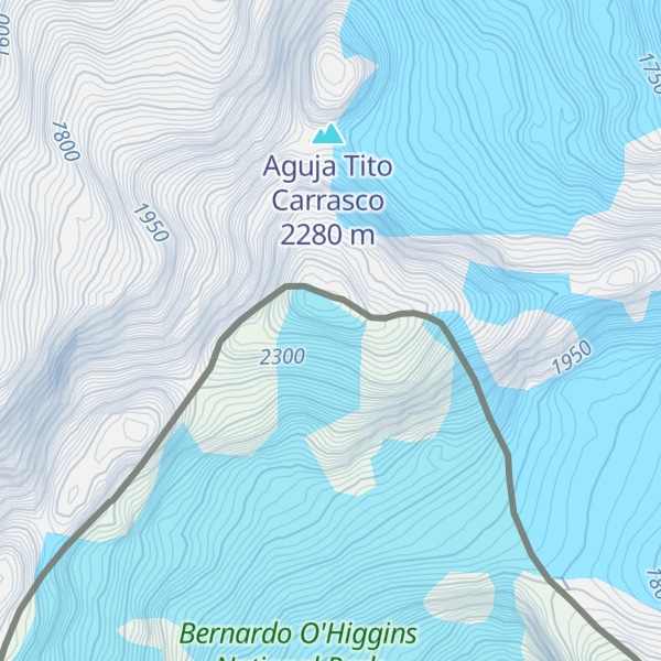 Map of Cerro Pollone
